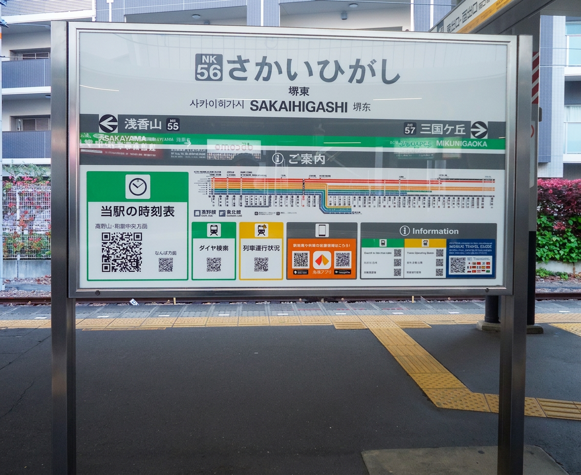 駅名標南海堺東